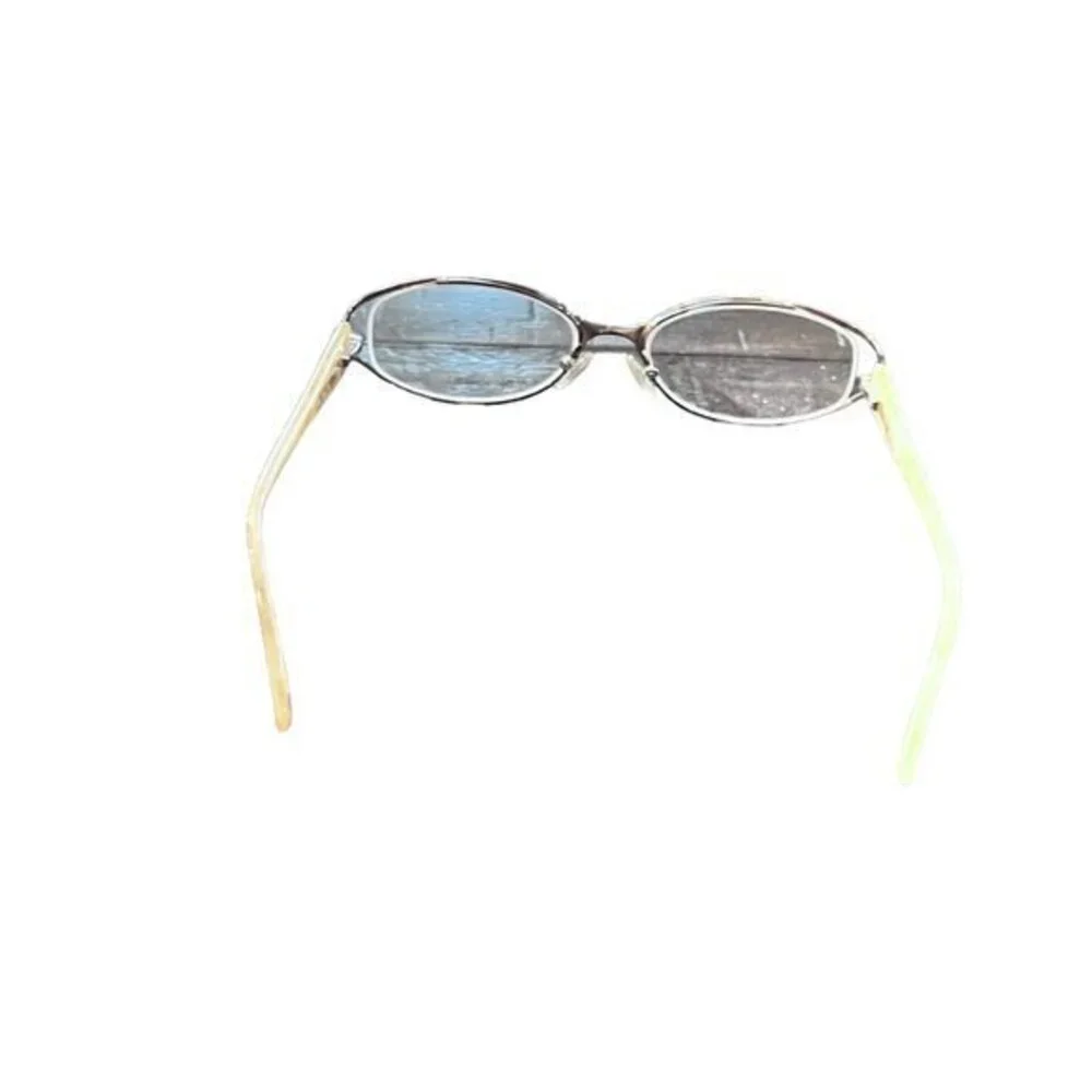 Liz Claiborne Eyeglasses Metal Frames Shell Like Arms LOGO L344 180 135 DESIGNER